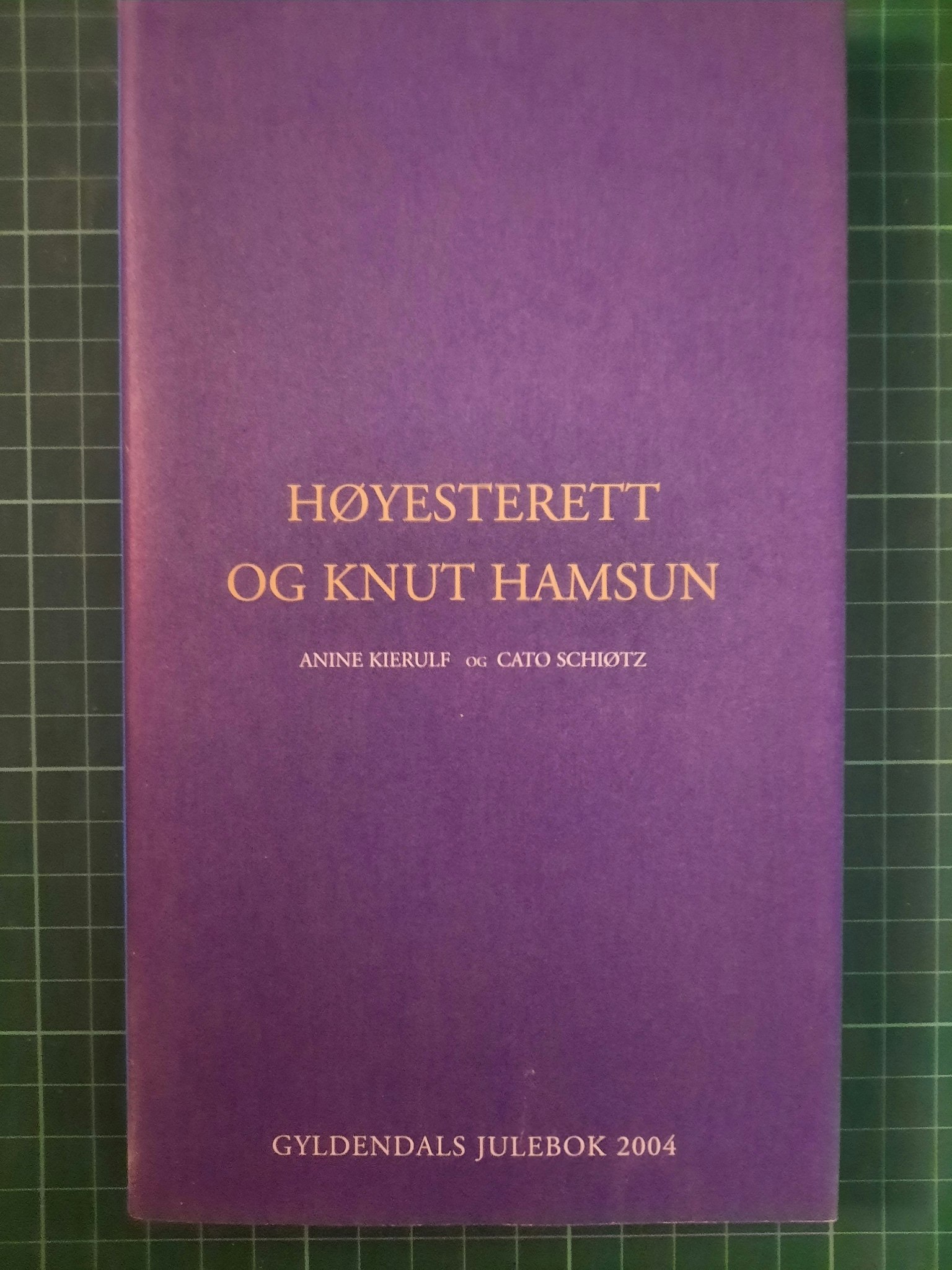 Høyesterett og Knut Hamsun