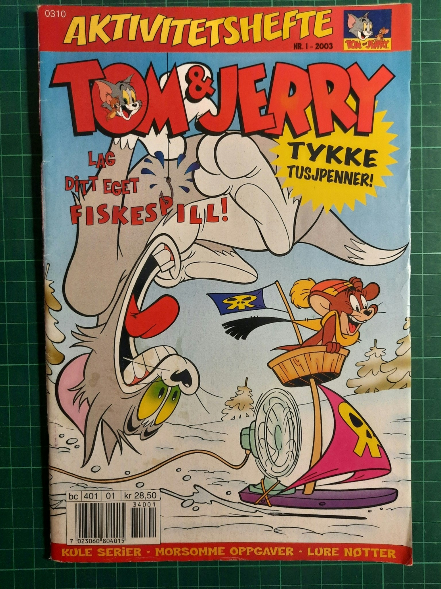 Tom og Jerry aktivitetshefte 2003 - 01
