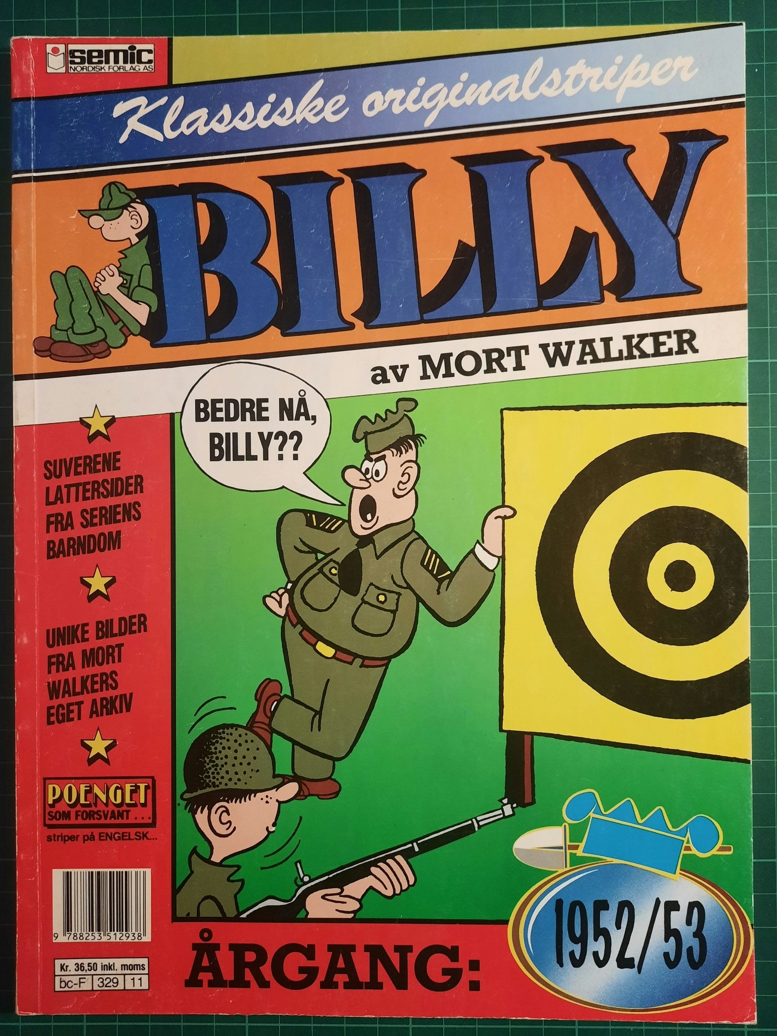 Billy : Klassiske originalstriper 1952/53