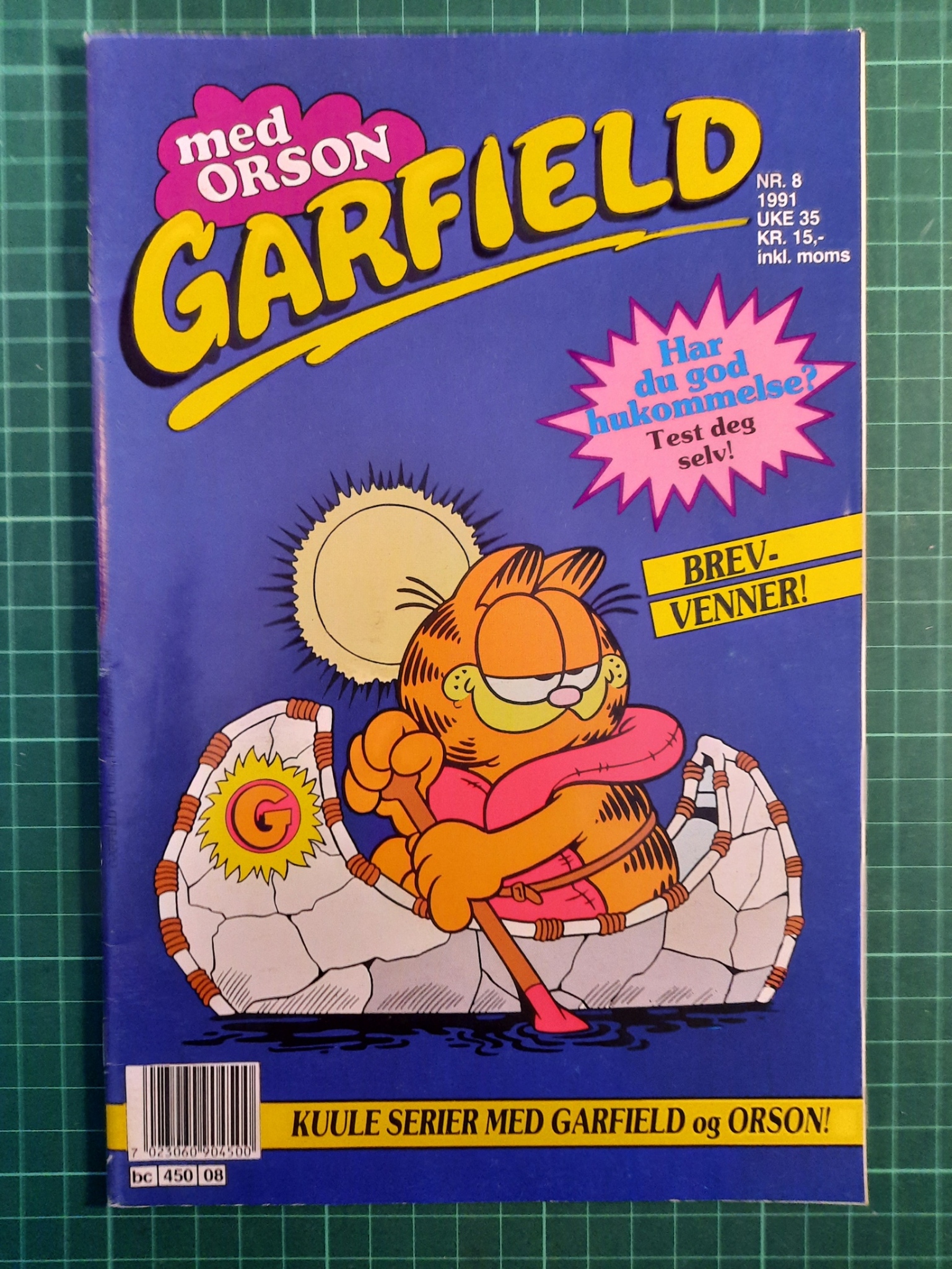Garfield med Orson 1991 - 08