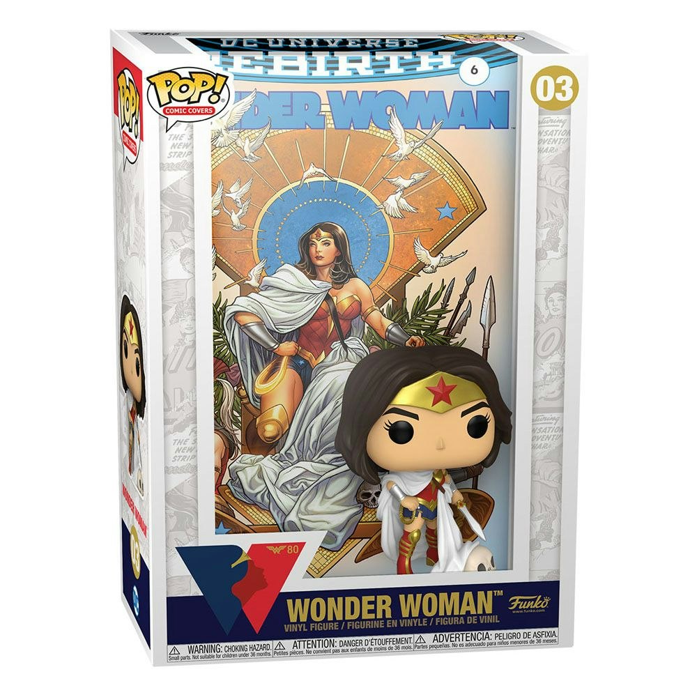 Funko POP DC Rebirth ! Comic Cover Vinyl Figure 80th Wonder Woman