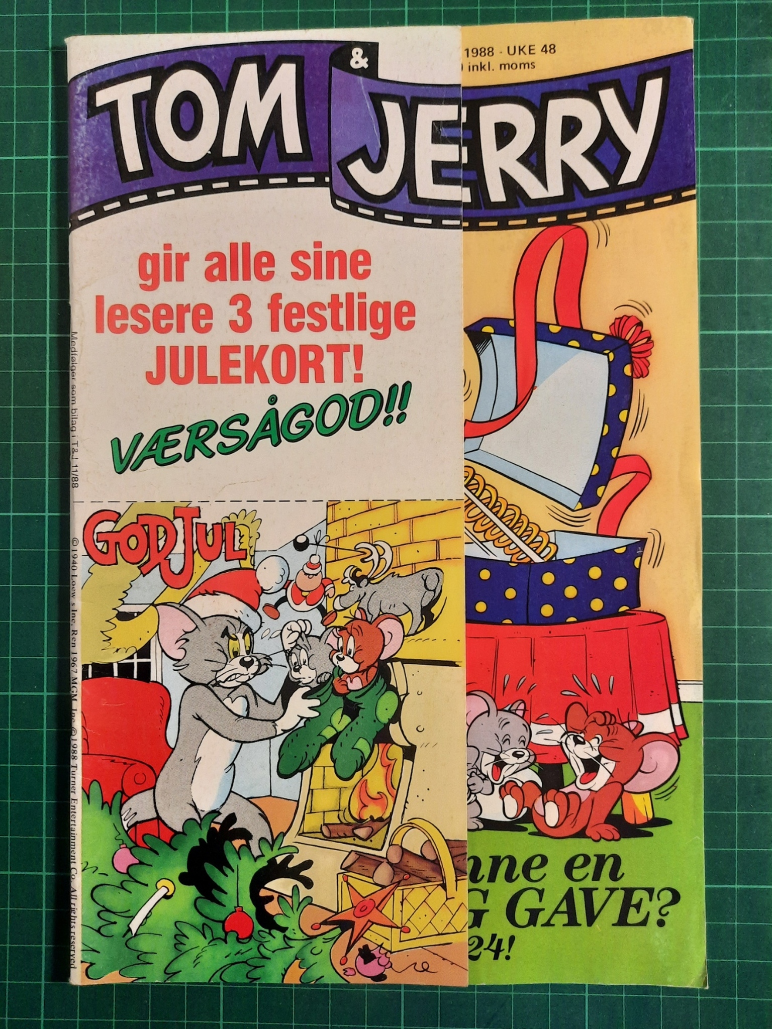 Tom og Jerry 1988 - 11 m/postkort