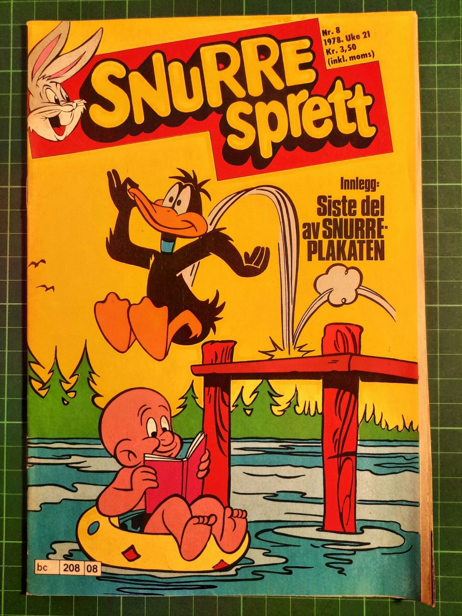 Snurre Sprett 1978 - 08 m/poster