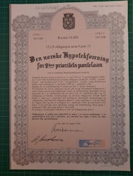 Obligasjon Den Norske hypotekforening 1983 10.000,-