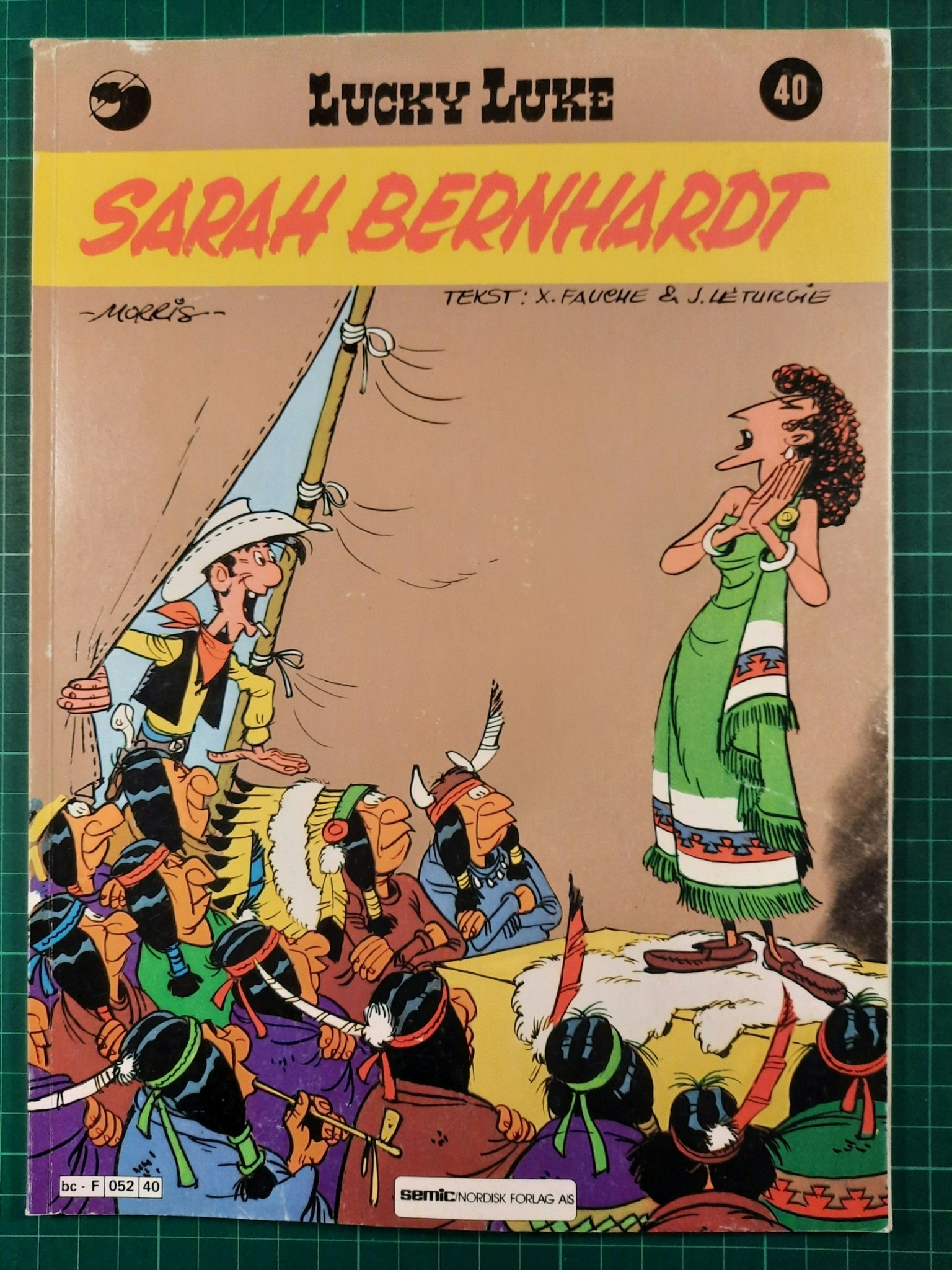 Lucky Luke 40 Sarah Bernhardt