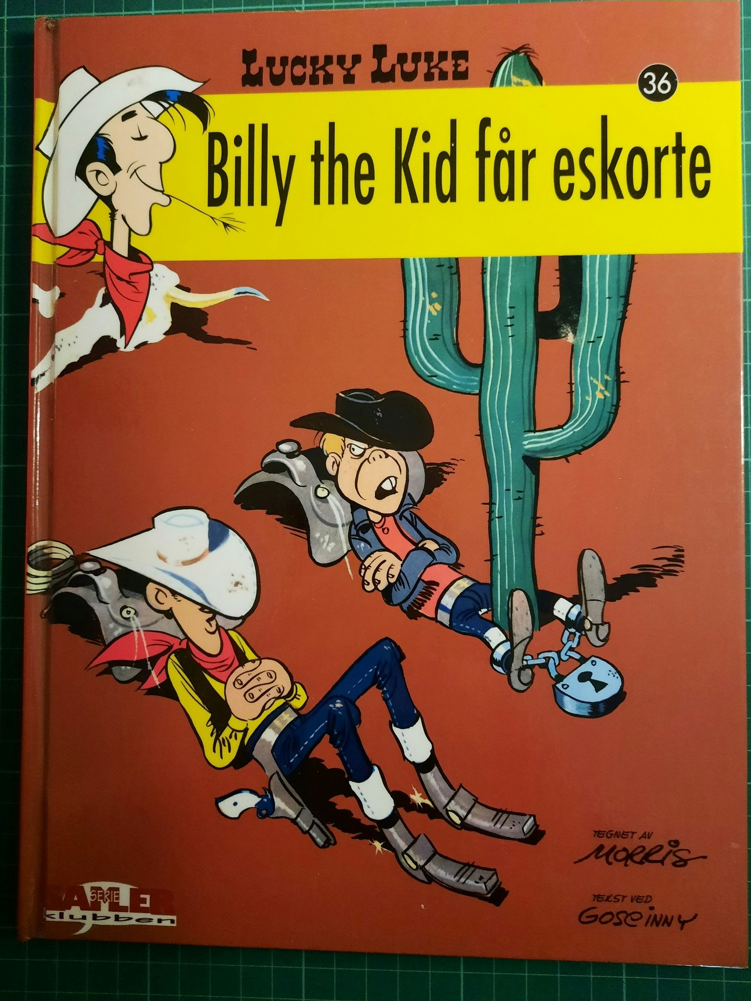 Lucky Luke Billy the Kid får eskorte (Se merknader)