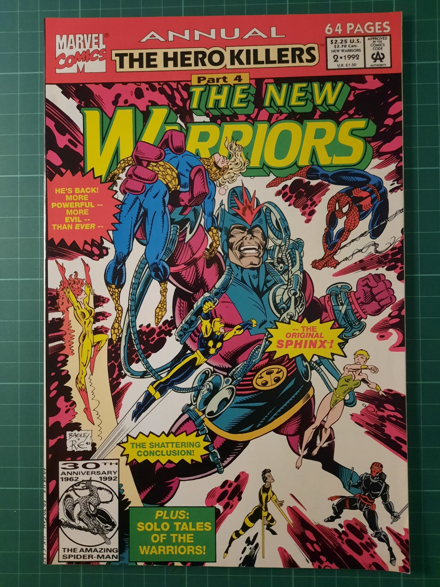 The new warriors annual #1 1992
