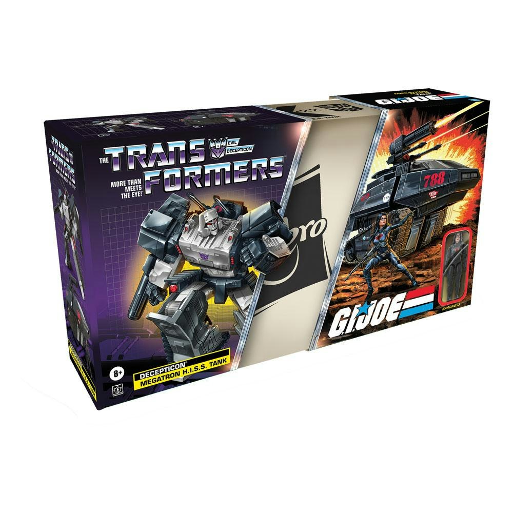 Transformers + G.I. Joe Mash-Up Megatron H.I.S.S. Tank with Cobra Baroness