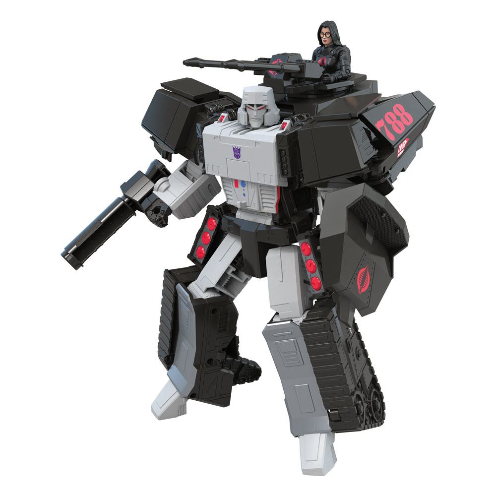 Transformers + G.I. Joe Mash-Up Megatron H.I.S.S. Tank with Cobra Baroness