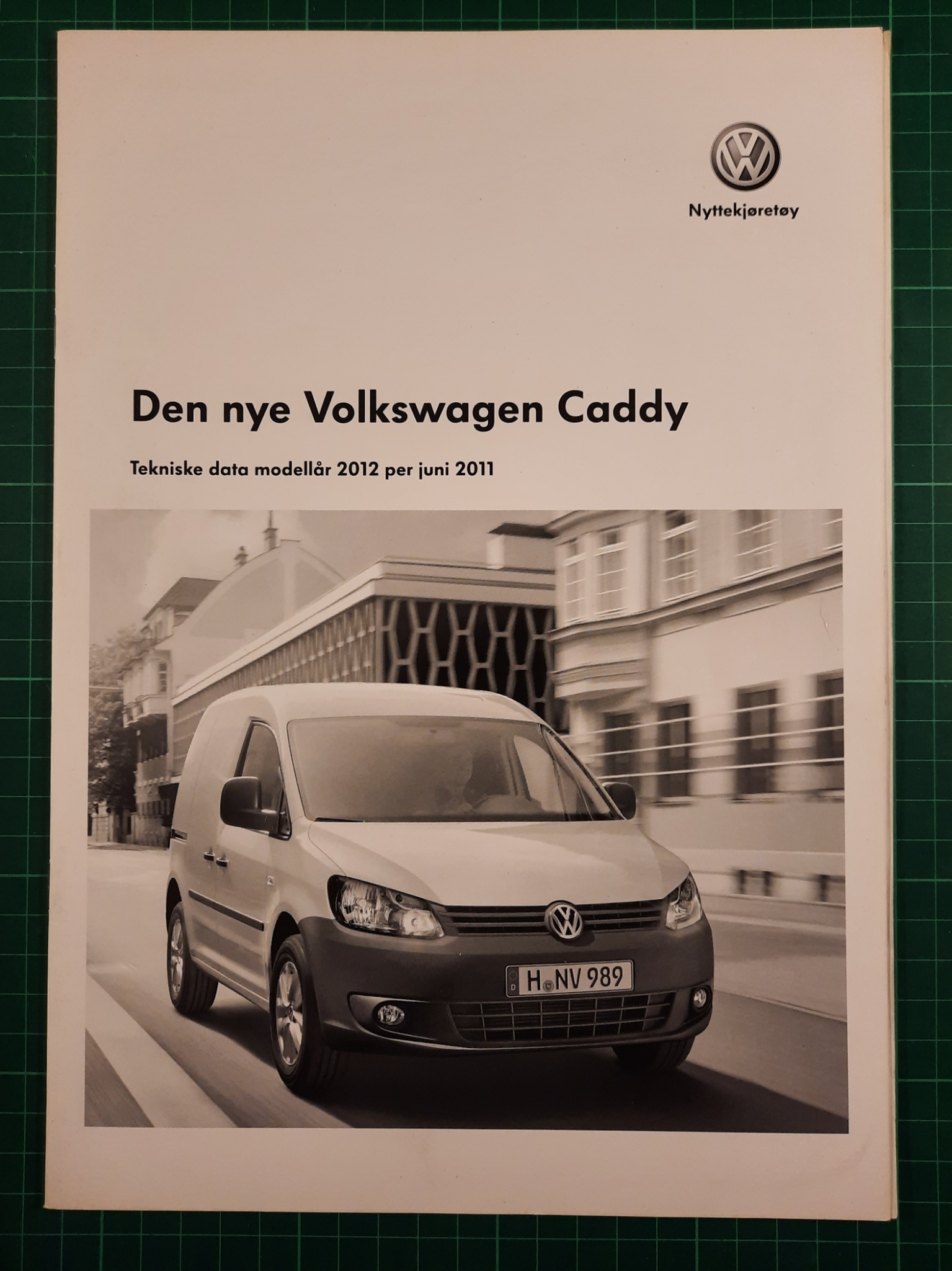 VW Caddy 2011 Tekniske data