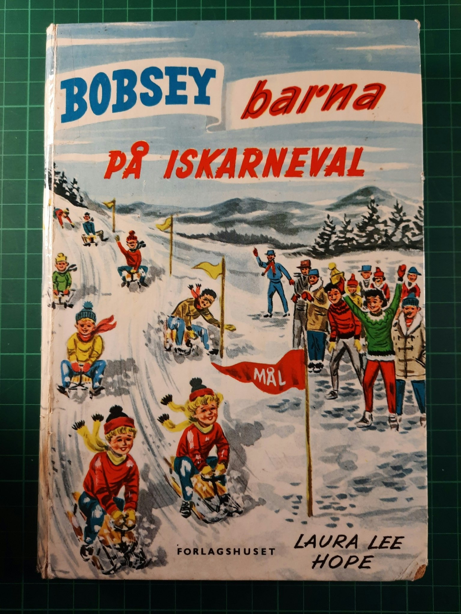 Bok 29 Bobsey barna På iskarneval (slitt)