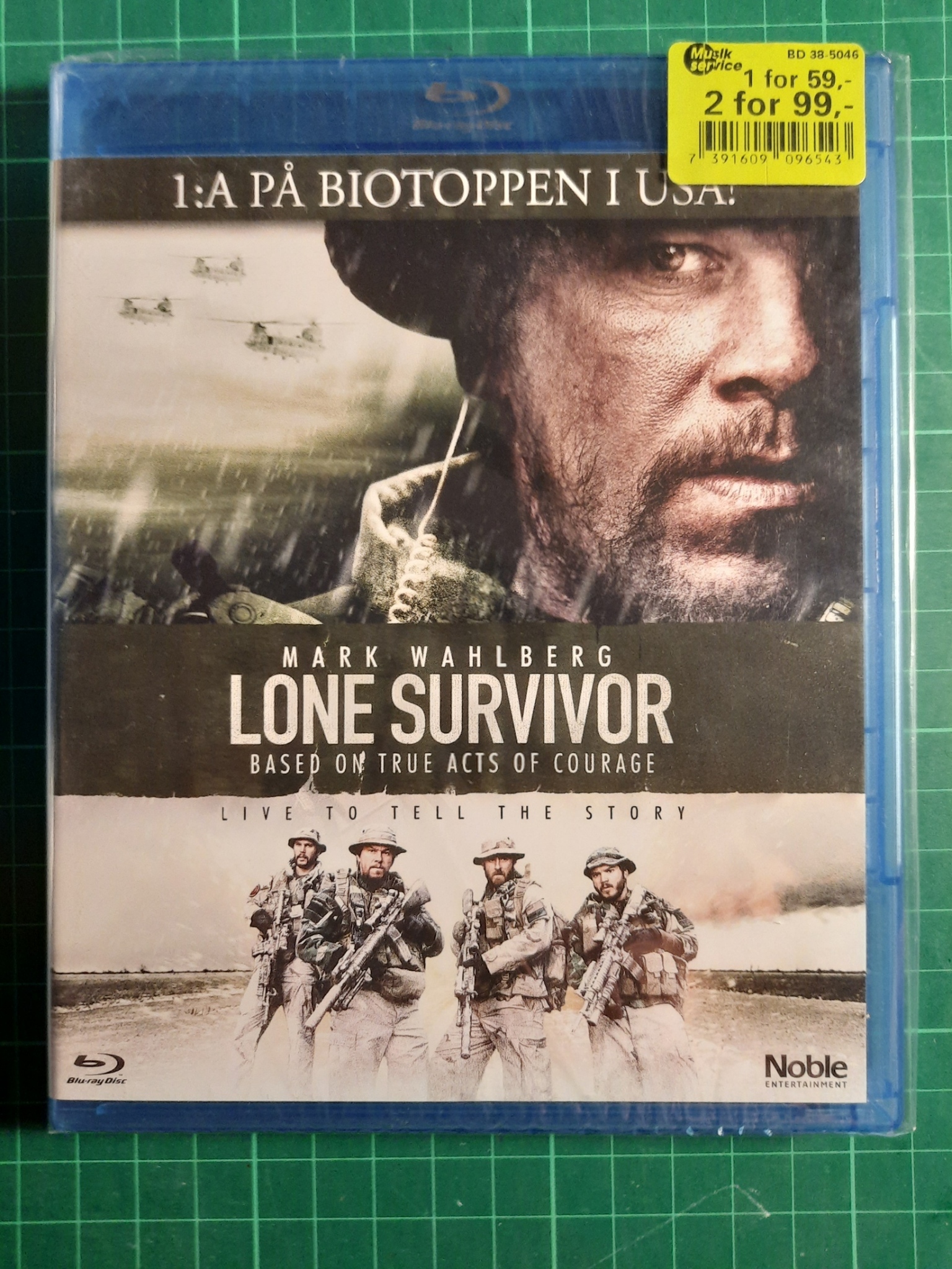 Blu-ray : Lone survivor (forseglet)