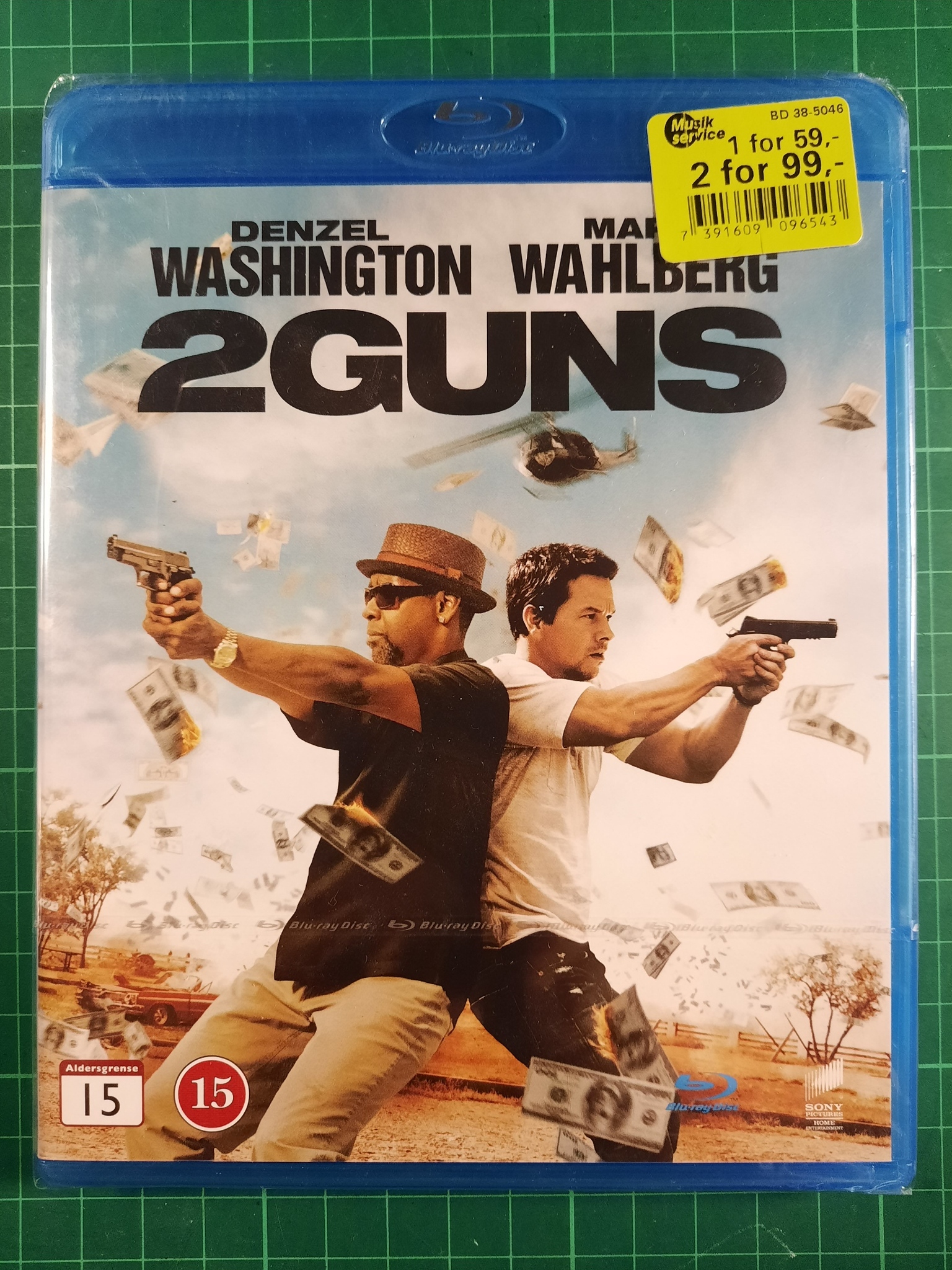 Blu-ray : 2 Guns (forseglet)