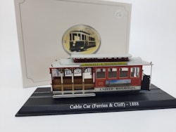 Trikk : Cable car 1888 San Fransisco HO-skala