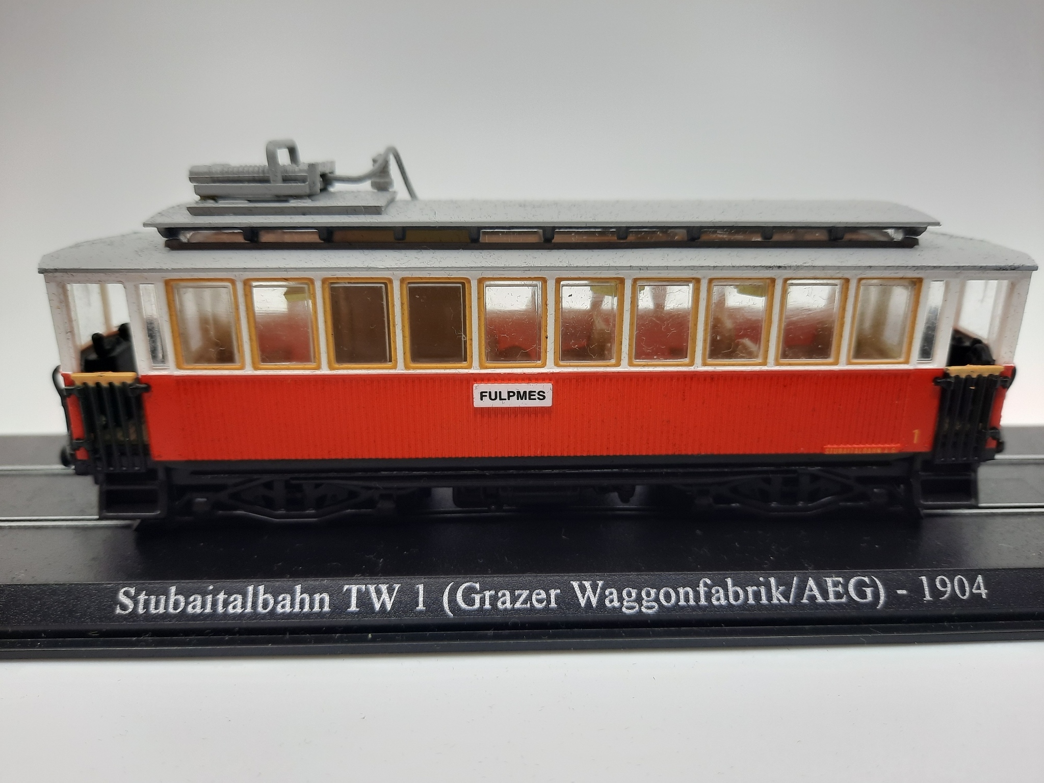 Trikk : Stubaitalbahn TW 1 Innsbruck 1904 HO-skala