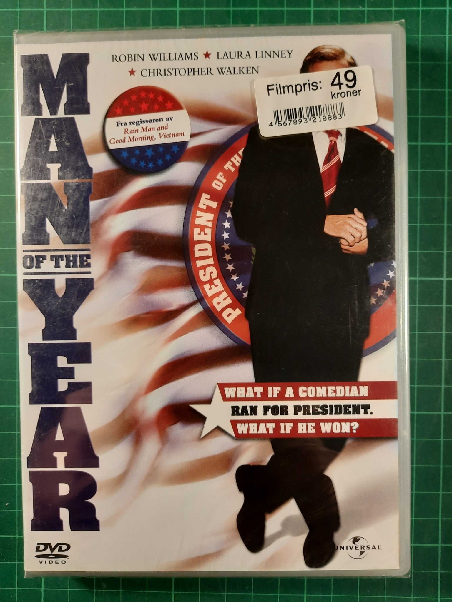 DVD : Man of the year (forseglet)