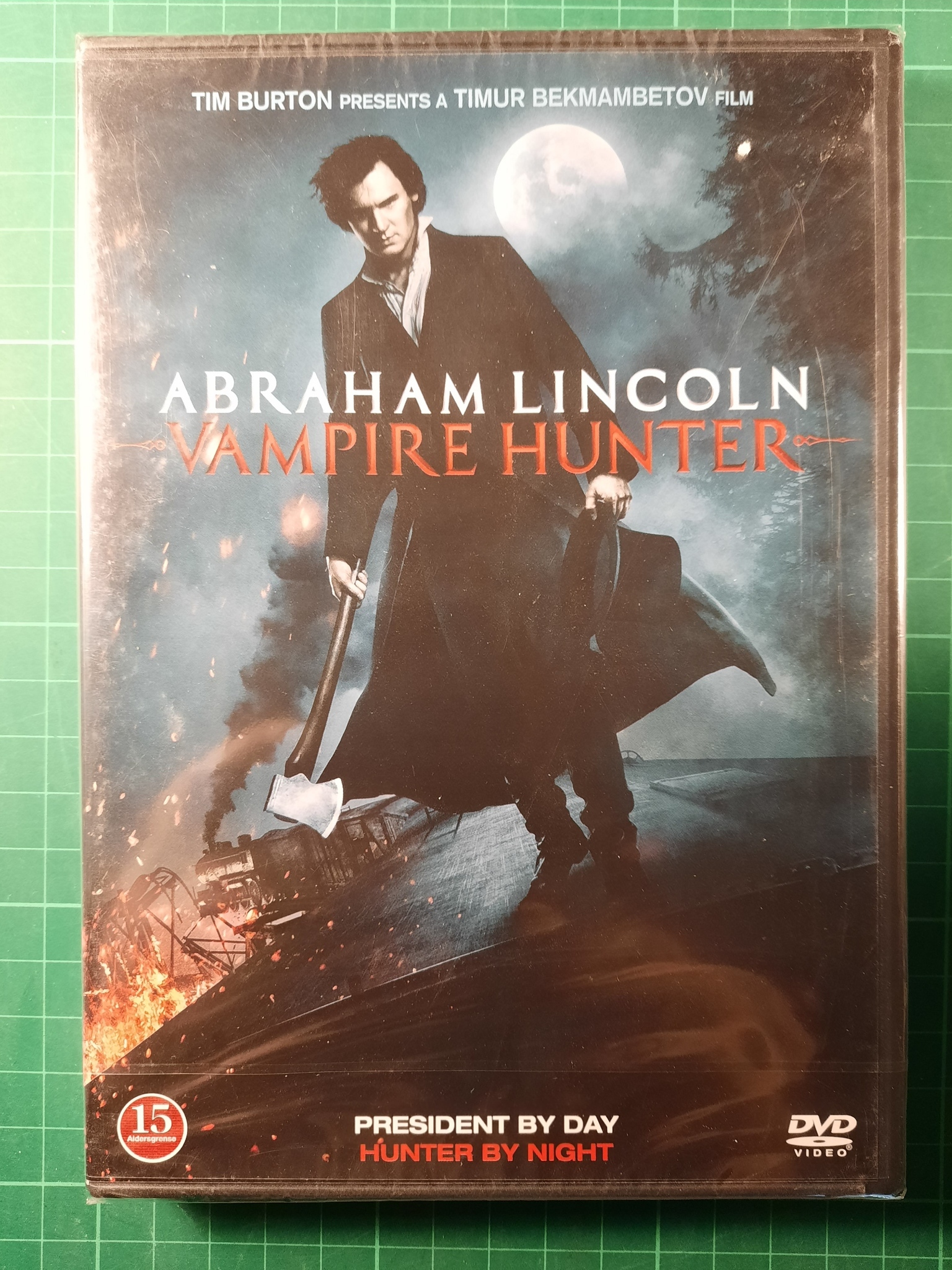 DVD : Abraham Lincoln: Vampire hunter (forseglet)
