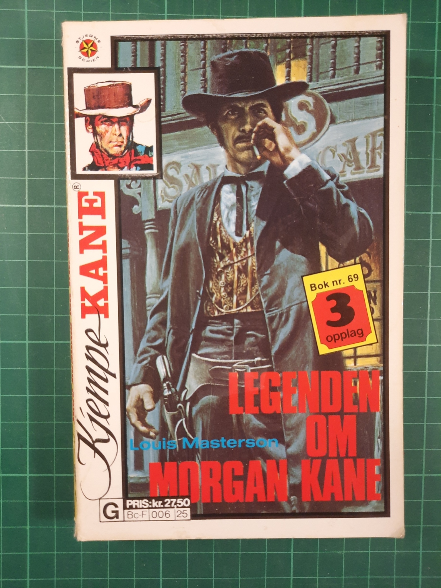 Morgan Kane pocket 69 Legenden om Morgan Kane (Kjempe-pocket)