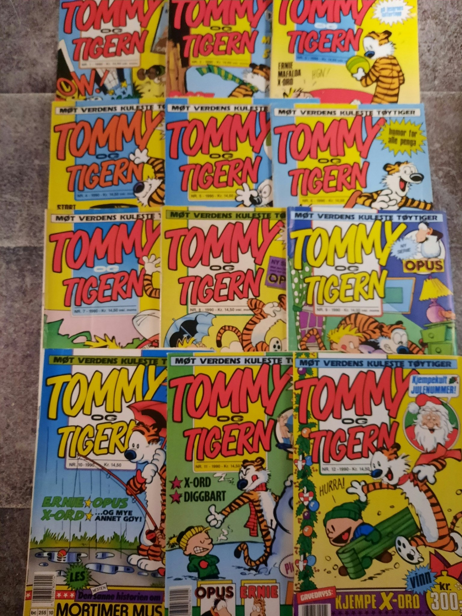 Tommy og Tigern  1990 årgang komplett (lesepakke)