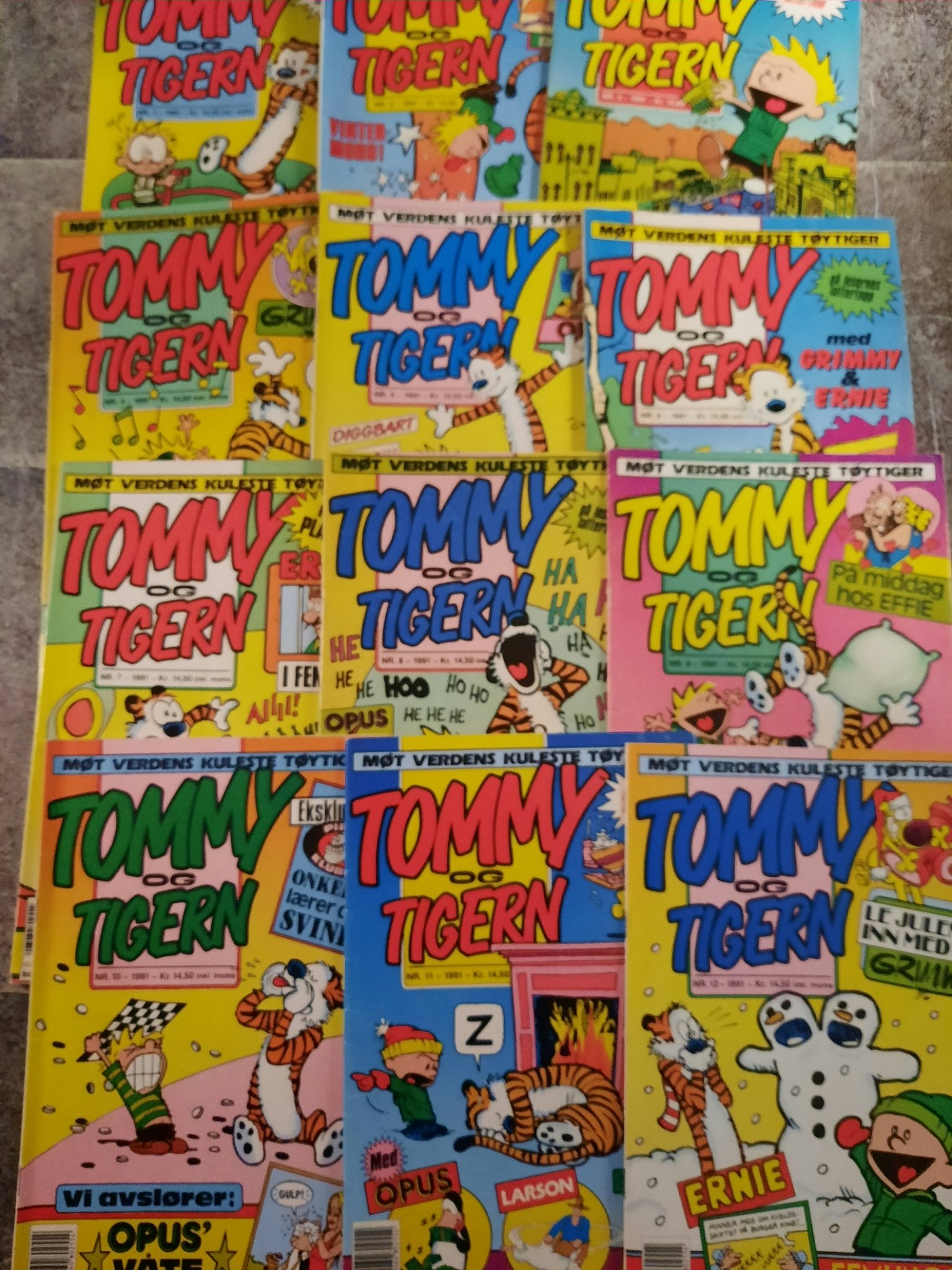 Tommy og Tigern 1991 komplett