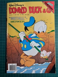 Donald Duck & Co 1991 - 20 m/samlerkort og klistremerker