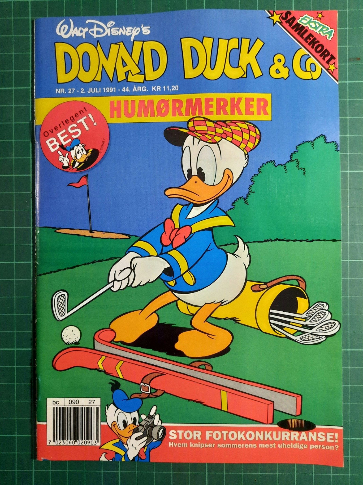 Donald Duck & Co 1991 - 27 m/samlerkort og "humørmerker"