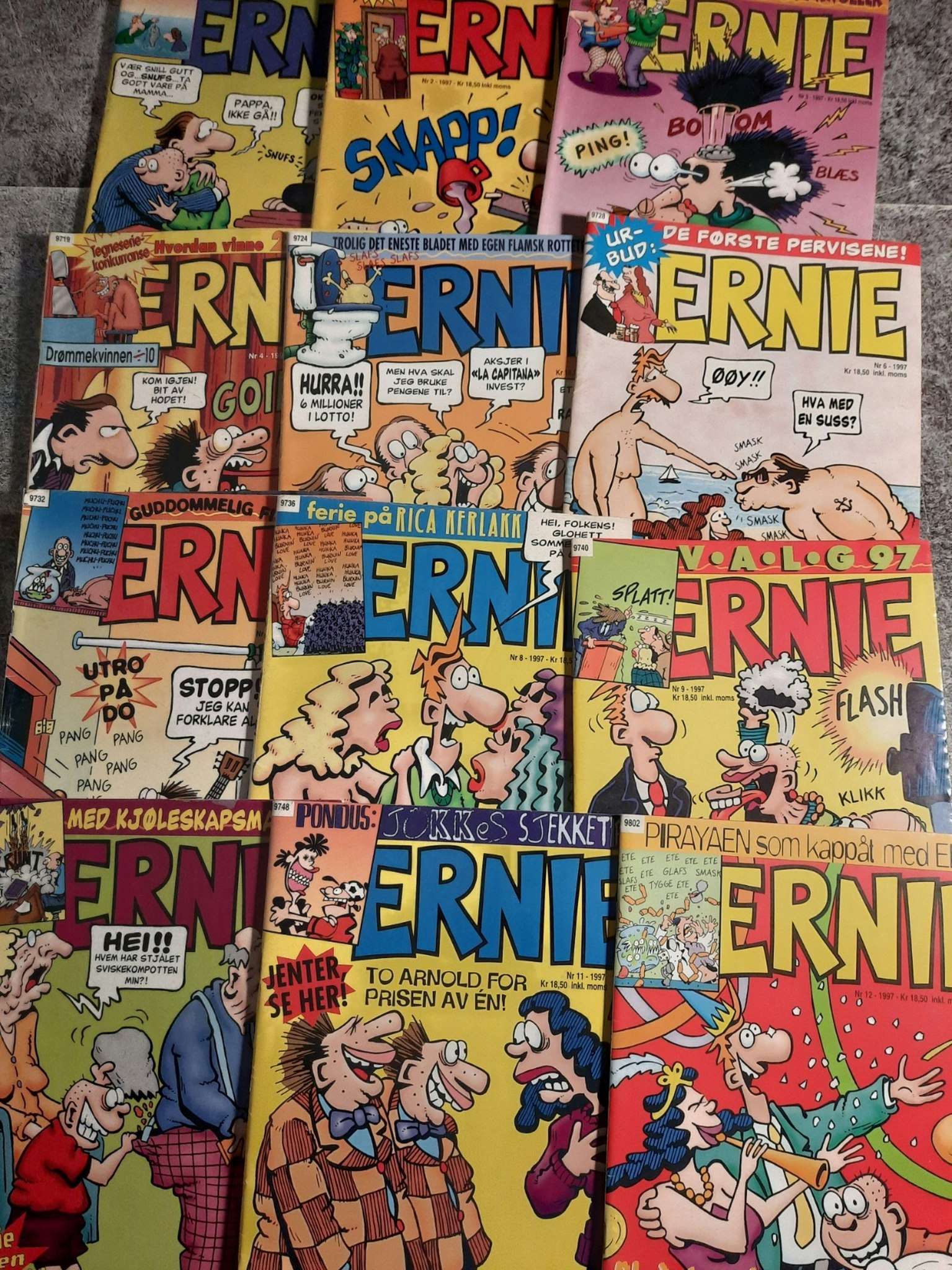 Ernie 1997 årgang komplett (lesepakke)