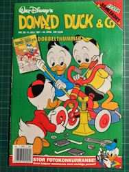 Donald Duck & Co 1991 - 28 m/samlerkort