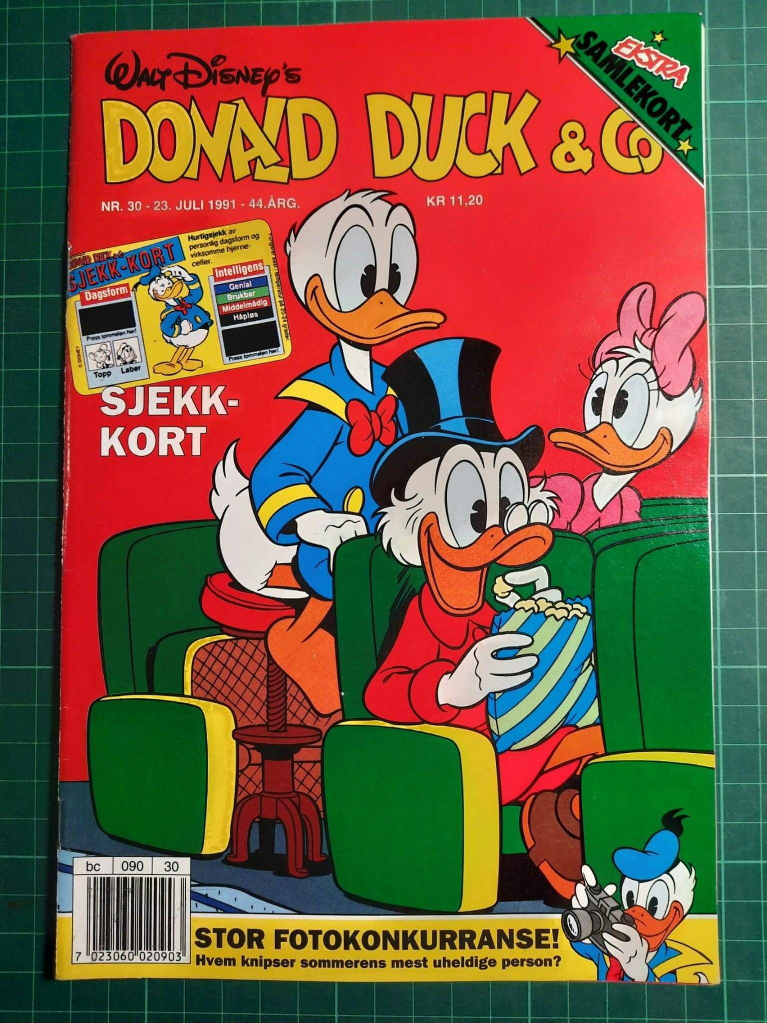 Donald Duck & Co 1991 - 30 m/samlerkort
