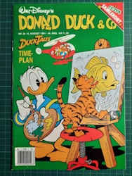 Donald Duck & Co 1991 - 32 m/samlerkort og timeplan