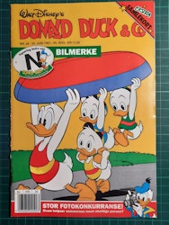 Donald Duck & Co 1991 - 26 m/samlerkort og N-merke til bil