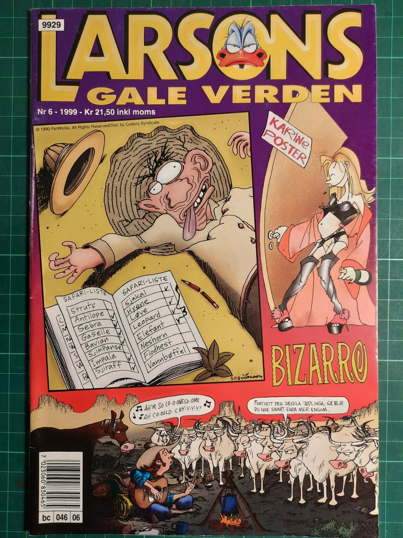 Larsons gale verden 1999 - 06 m/poster