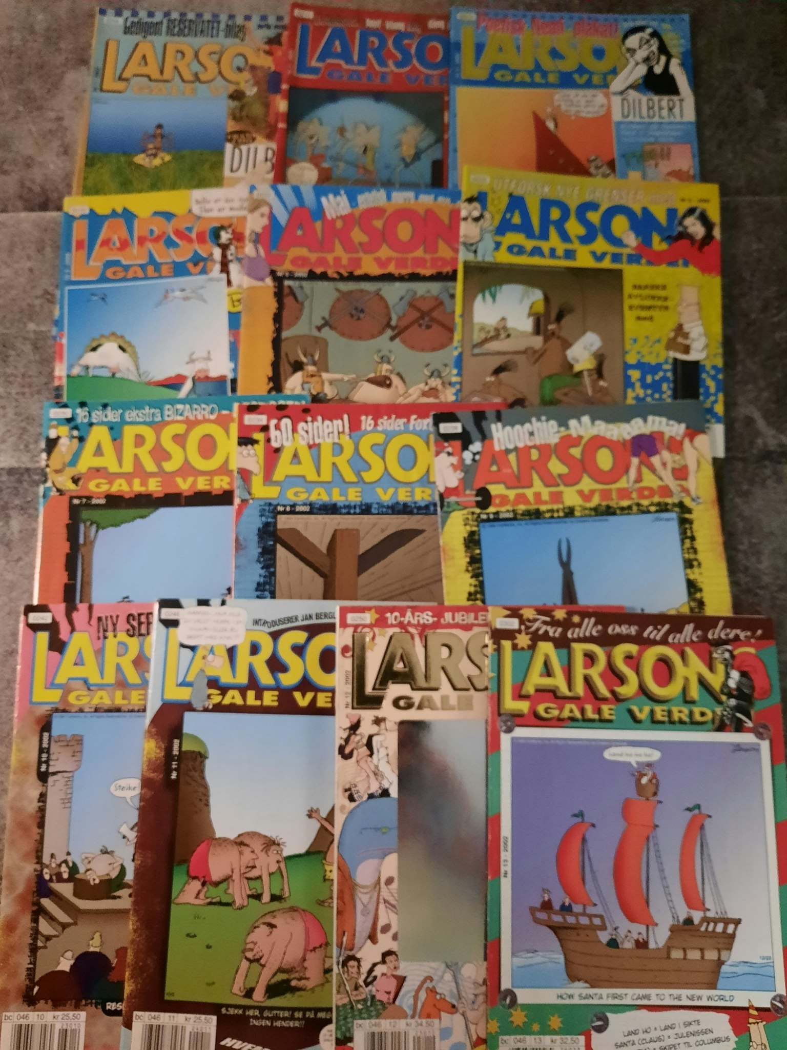 Larsons gale verden 2002 årgang komplett (lesepakke)