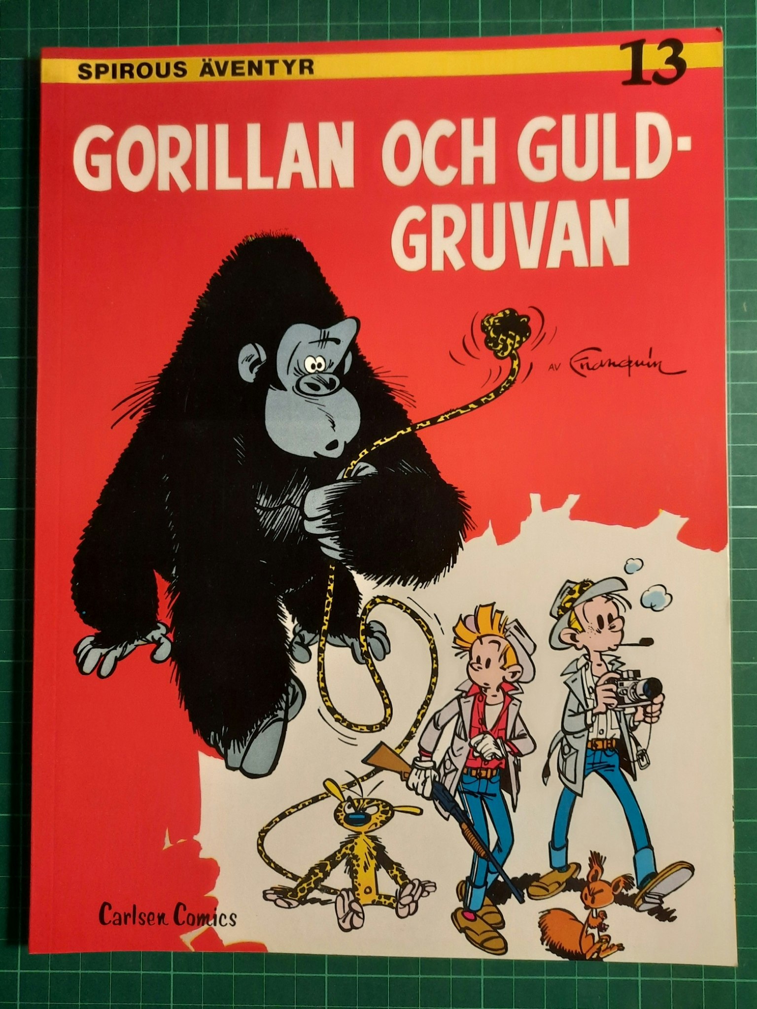 Spirous äventyr 13 Gorillan och guldgruvan (Svensk utgave)