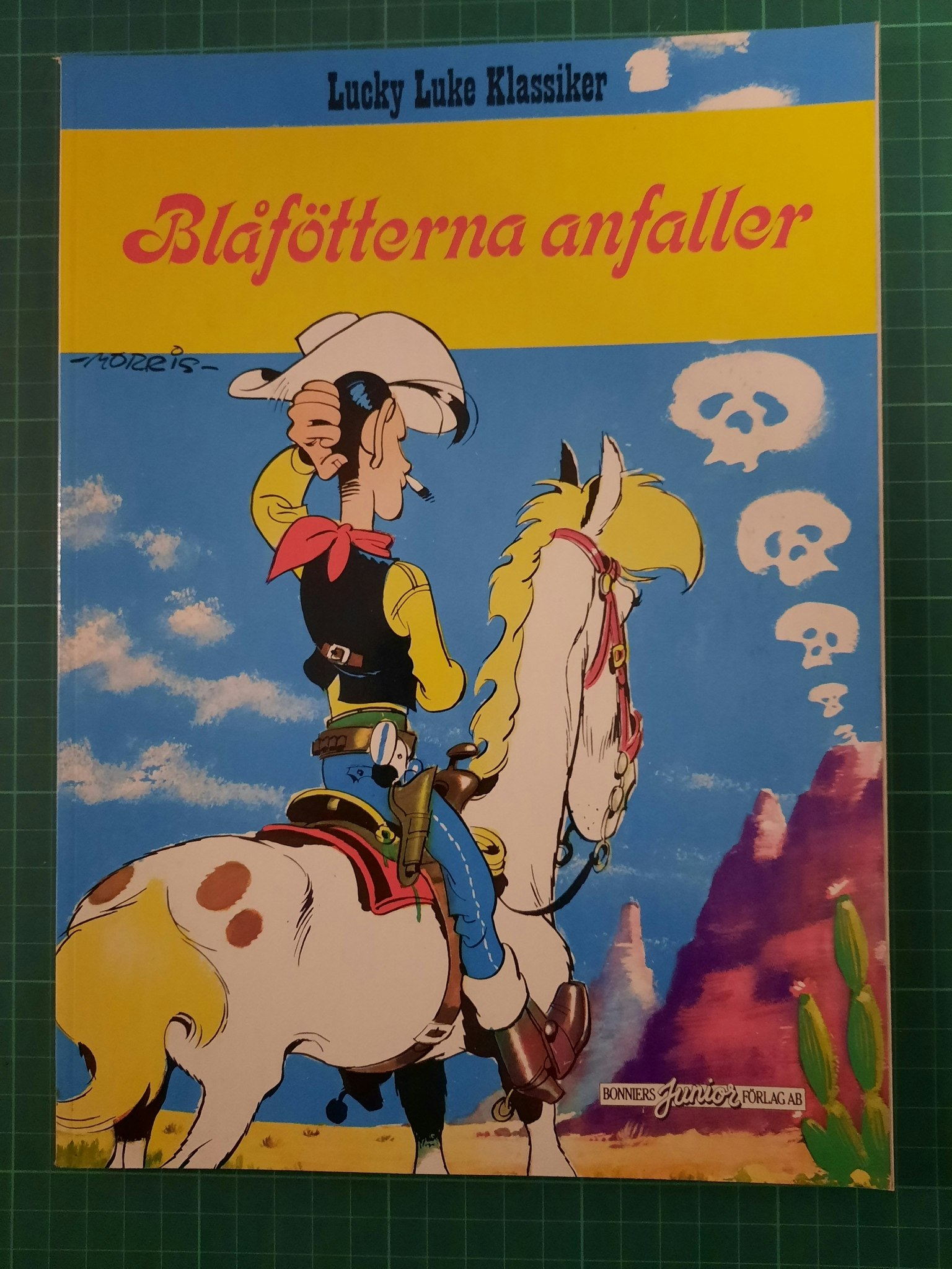 Lucky Luke 47 Blåfötterna anfaller (Svensk utgave)