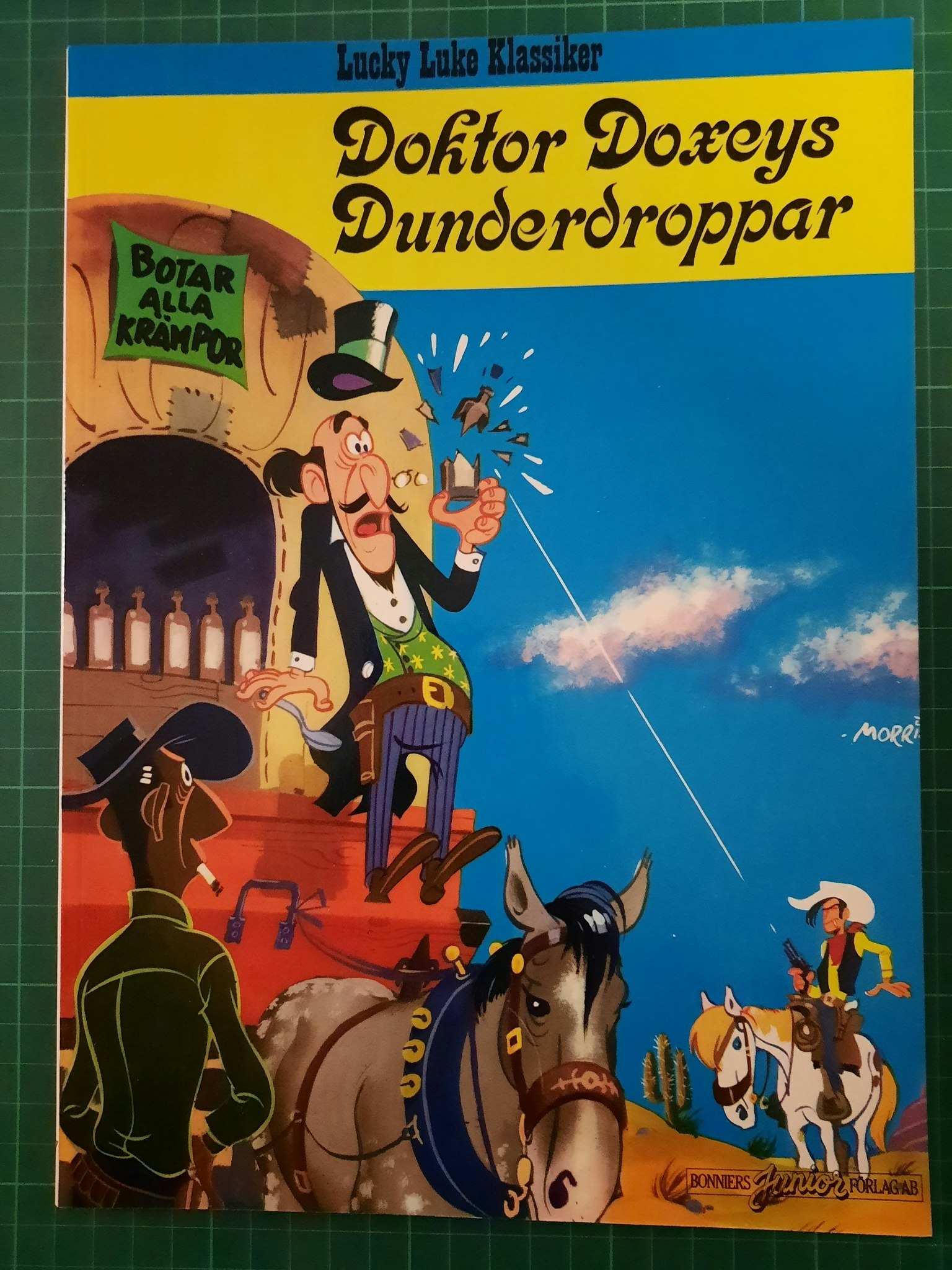 Lucky Luke 37 Doktor Doxeys dunderdroppar (Svensk utgave)