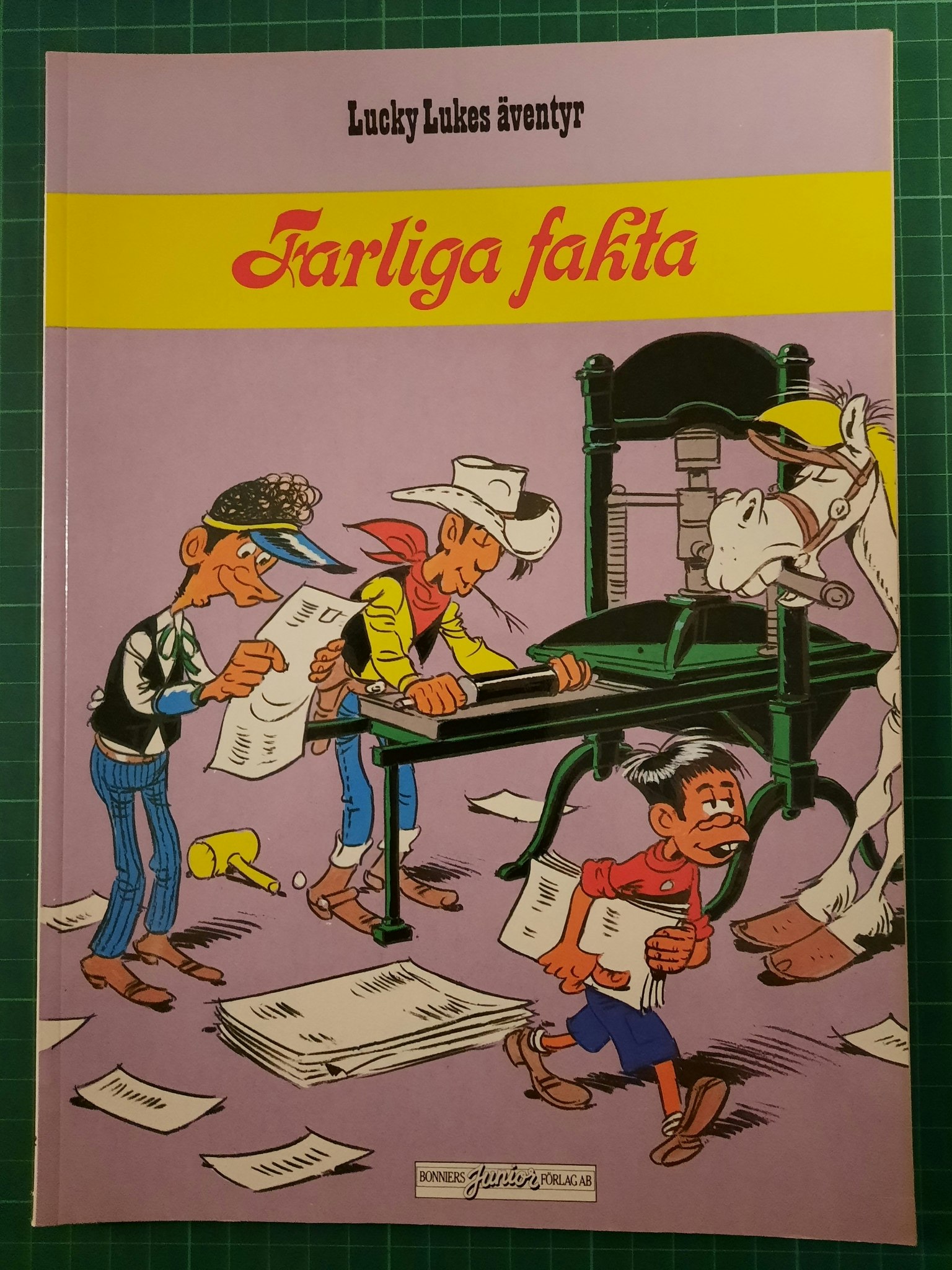 Lucky Luke 52 Farliga fakta (Svensk utgave)