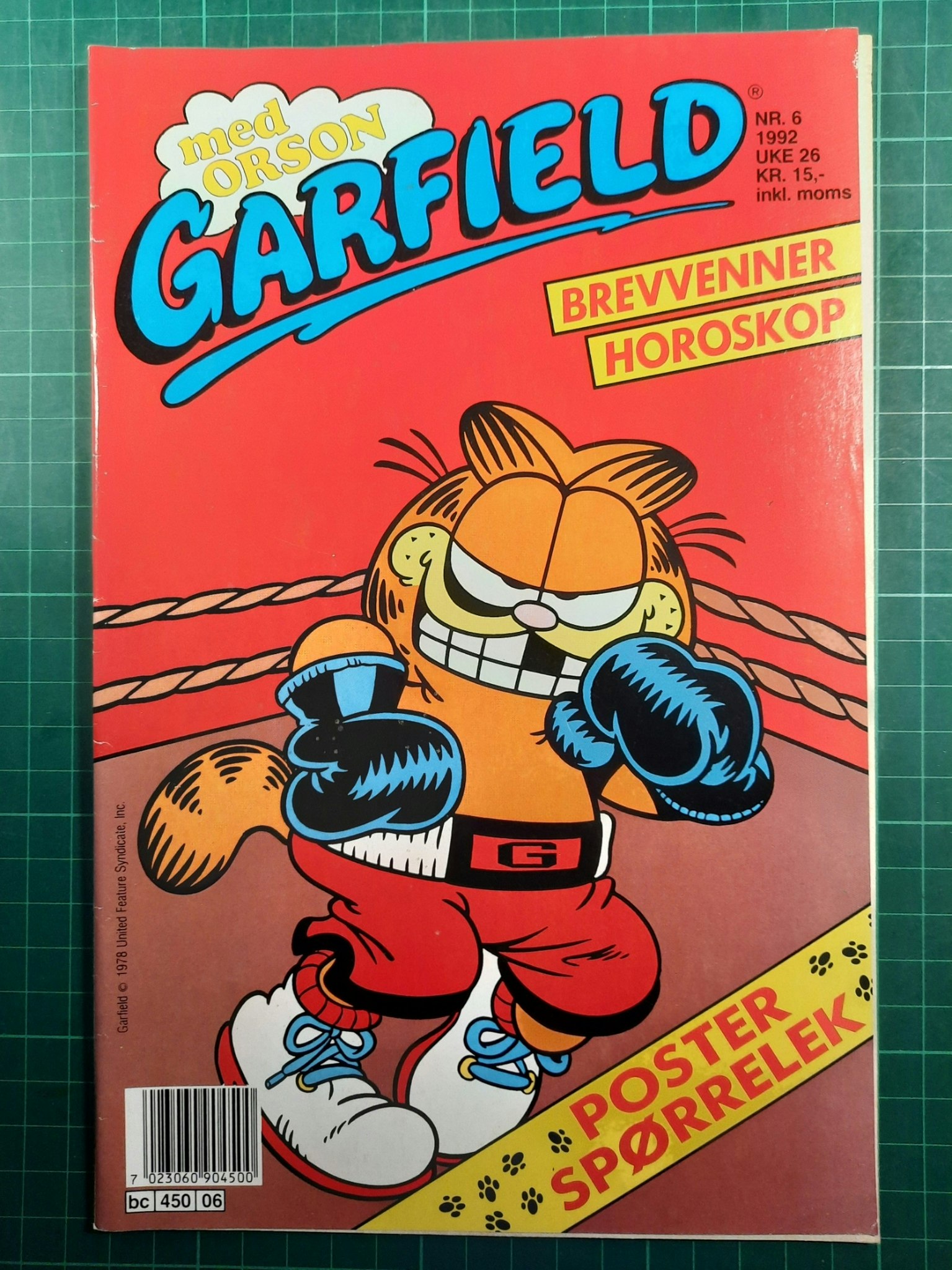 Garfield med Orson 1992 - 06