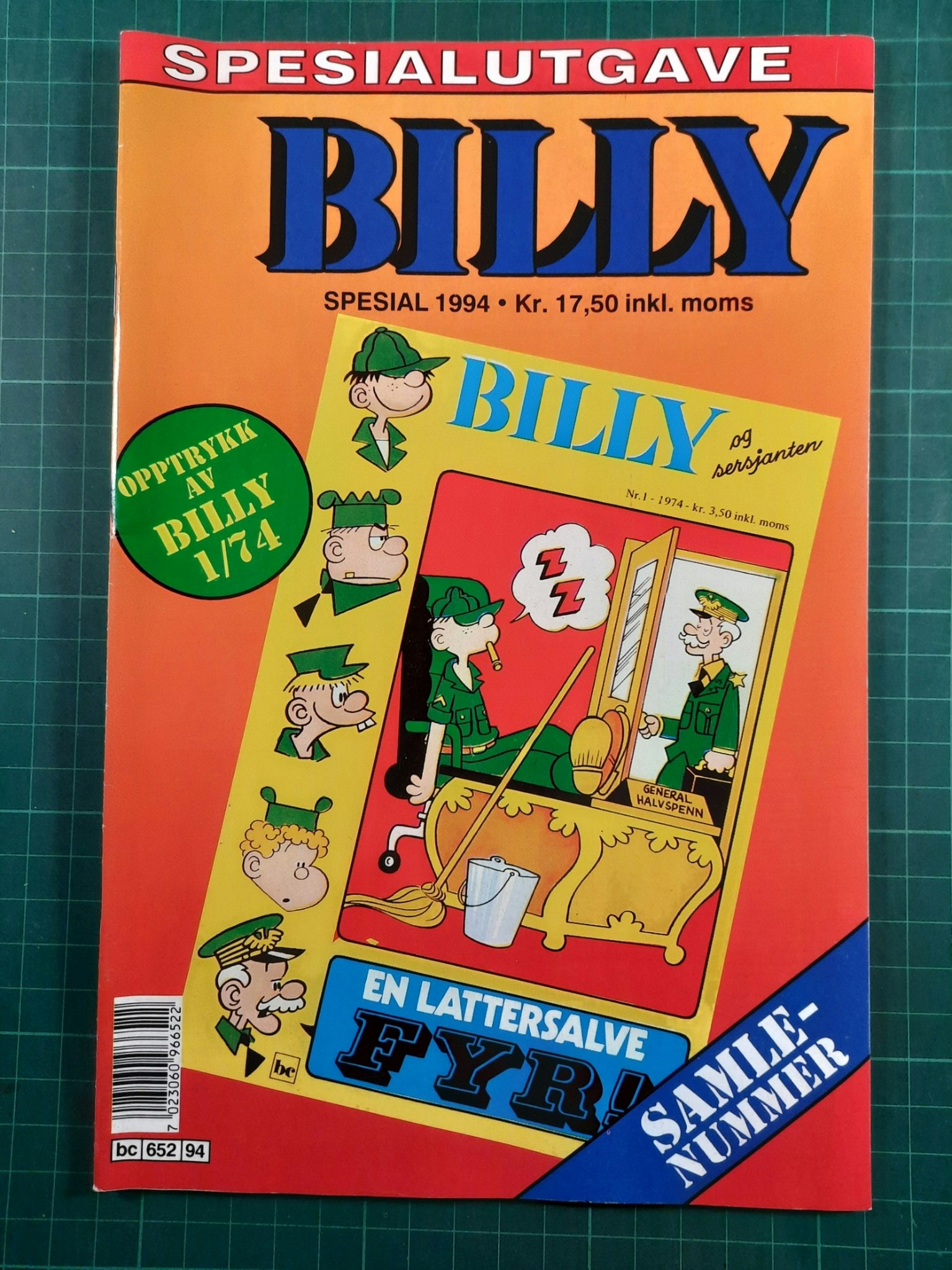 Billy spesial 1994 - Opptrykk av Billy 1/1974