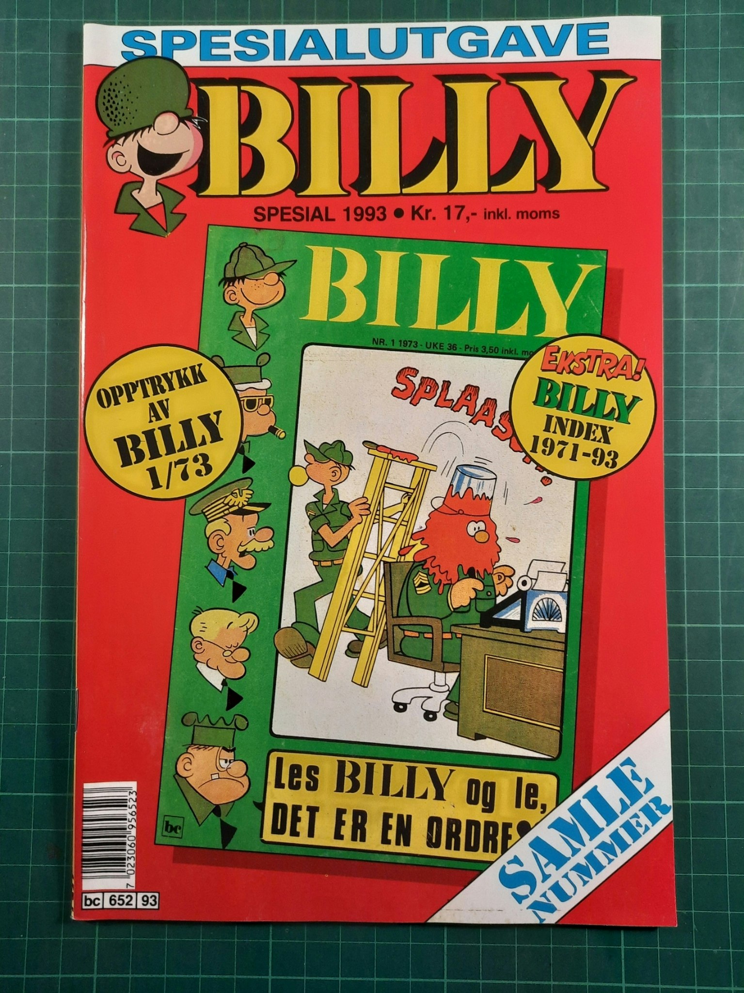 Billy spesial 1993 - Opptrykk av Billy 1/1973