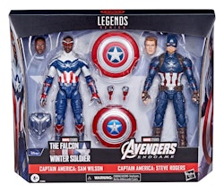 Marvel Legends Action Figure 2-Pack : Captain America: Sam Wilson & Steve Rogers