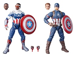 Marvel Legends Action Figure 2-Pack : Captain America: Sam Wilson & Steve Rogers