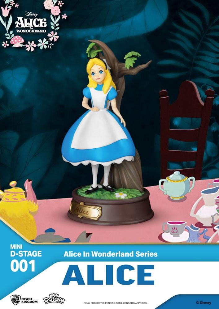 Alice in Wonderland Mini Diorama : Alice foran et tre