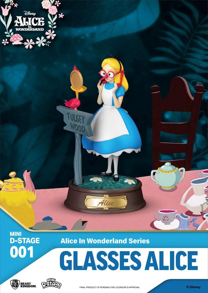 Alice in Wonderland Mini Diorama : Alice med briller - Dippy.no