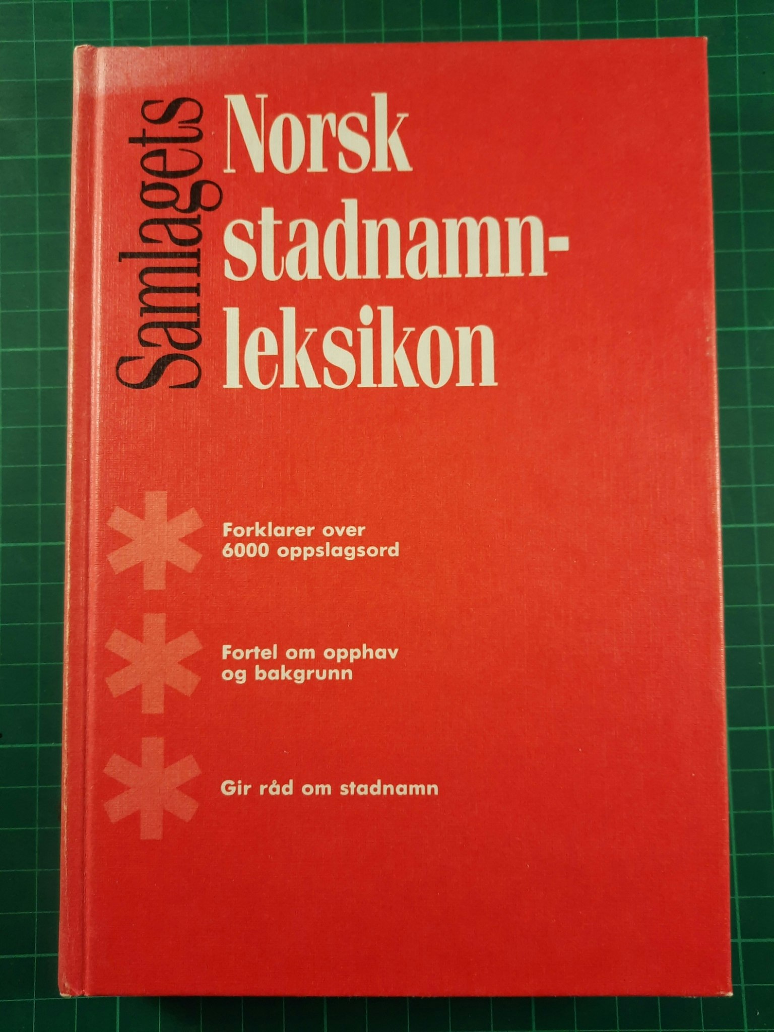 Samlagets Norsk stadsnamn leksikon