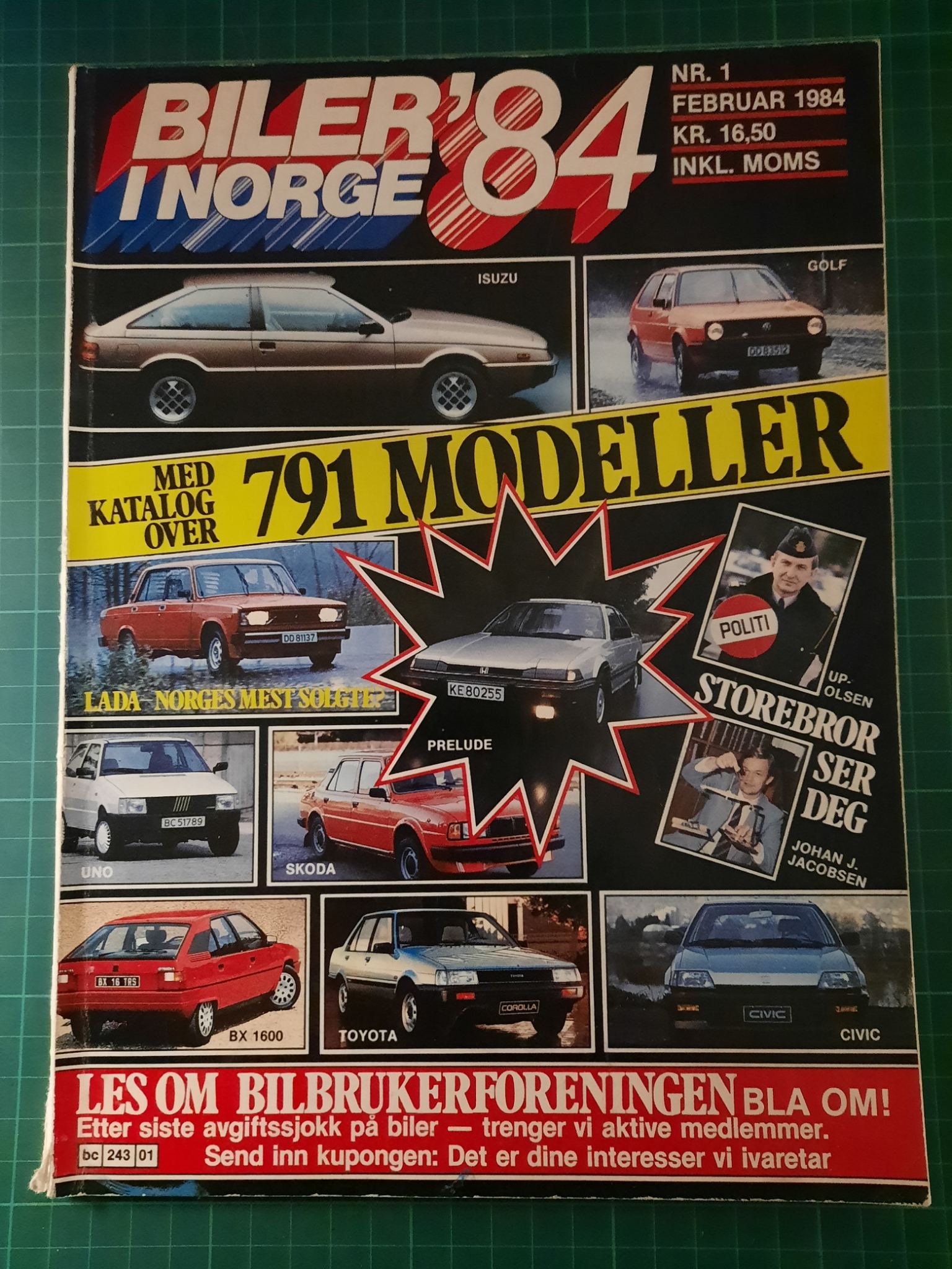Biler i Norge `84