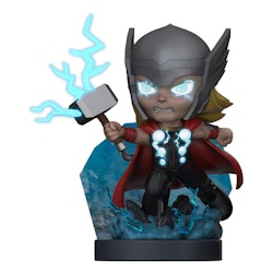 Marvel Superama Mini Diorama Thor God Mode (Black Light) SDCC Exclusive 10 cm