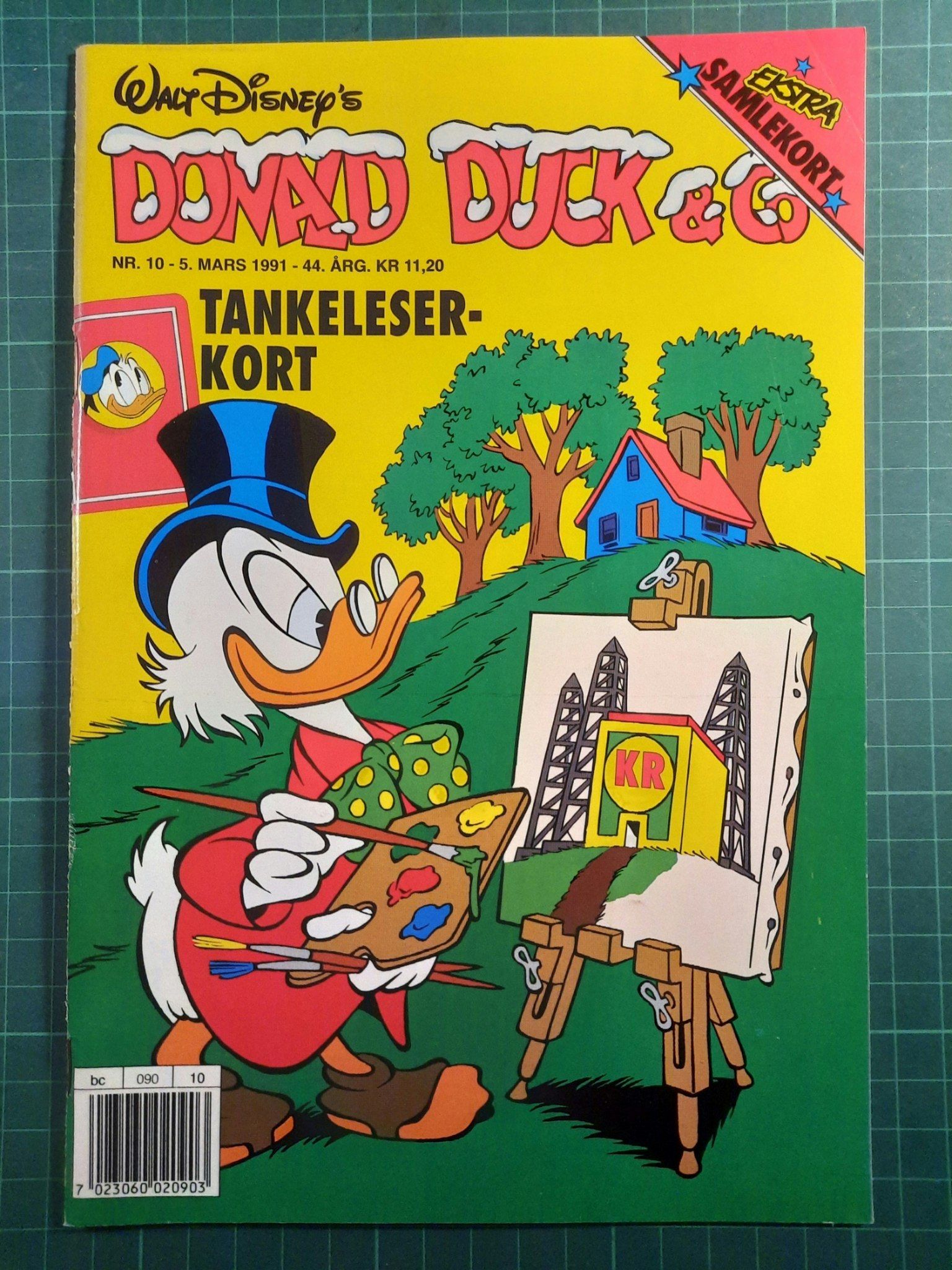 Donald Duck & Co 1991 - 14 m/samlerkort og tankeleserkort