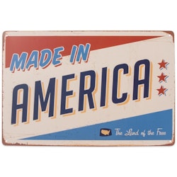 Emaljeskilt Made in America