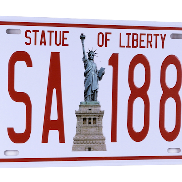 Emalje bilskilt Statue of Liberty